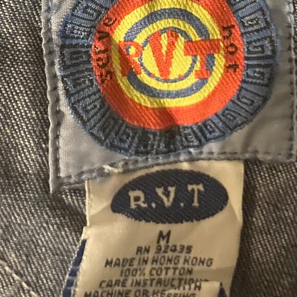 Vintage Ladies, Girls Blue Jeans, RVT, Size L, Overalls, Farmer, Nice Jeans, Pan - Picture 5 of 5
